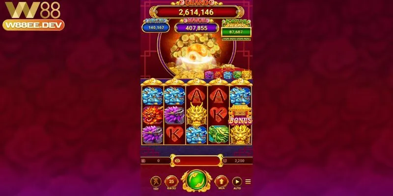 Cách chơi long Châu W88